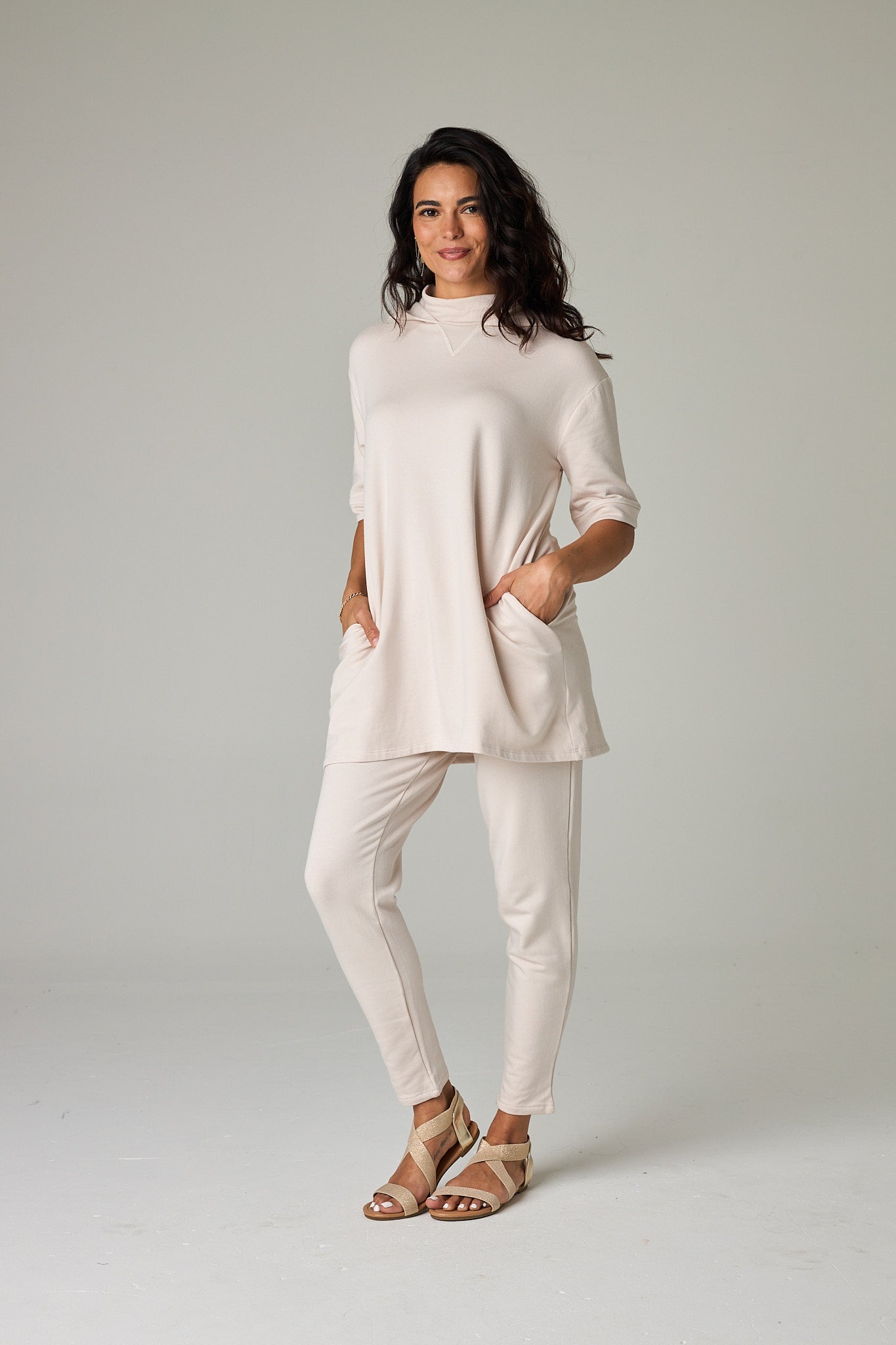 Malawi Hooded Tunic/Dress in Eco-Luxe Fleece | eavolu®