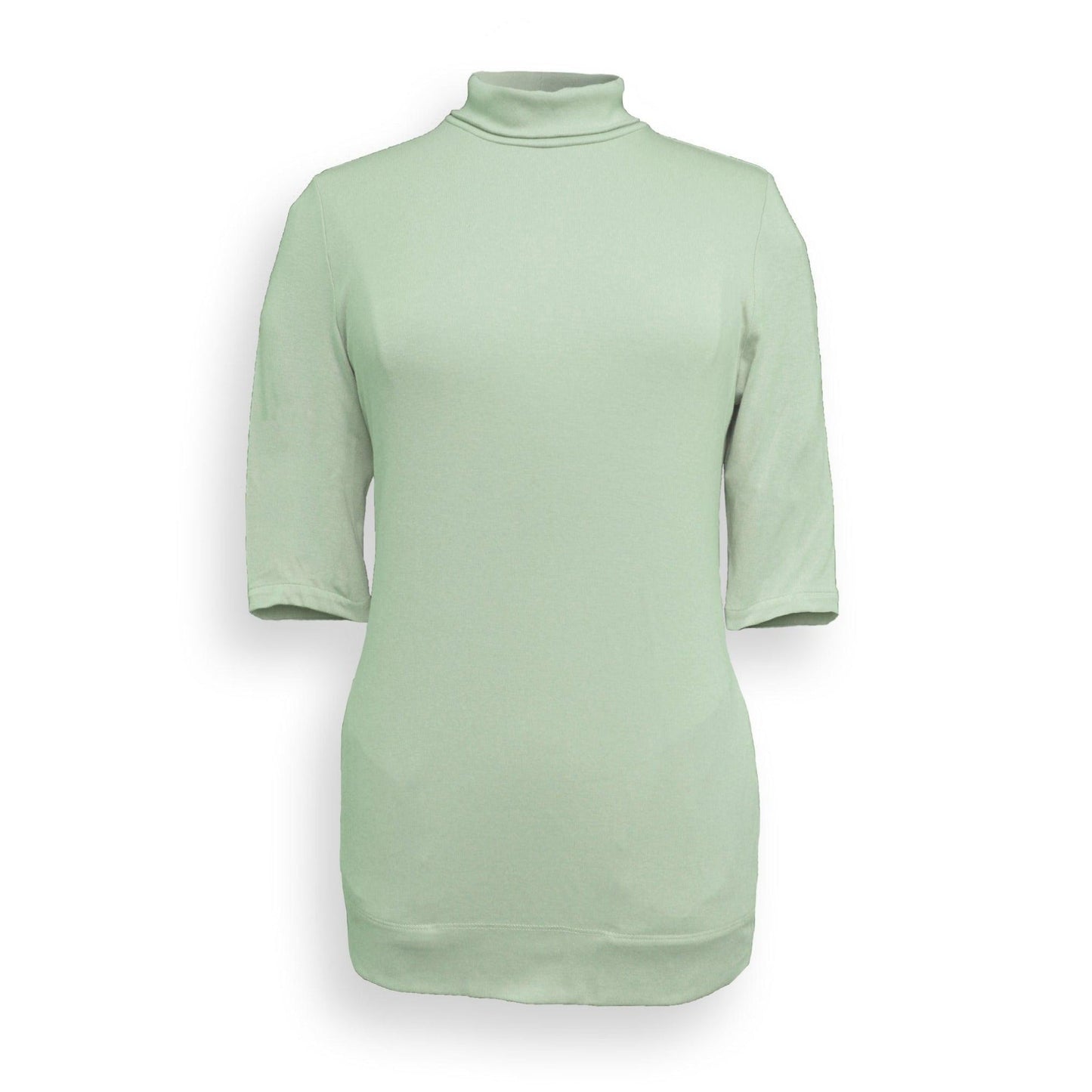 Acadia-Aspen Short Sleeve Mock-Neck Top - eavolu
