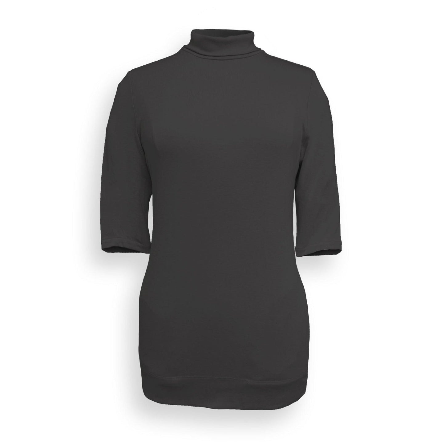 Acadia-Aspen Short Sleeve Mock-Neck Top - eavolu
