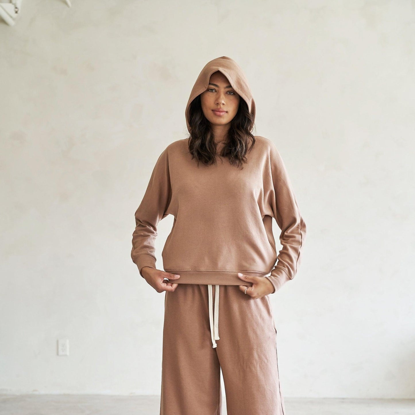 Baikal Dolman Crop Hoodie - eavolu