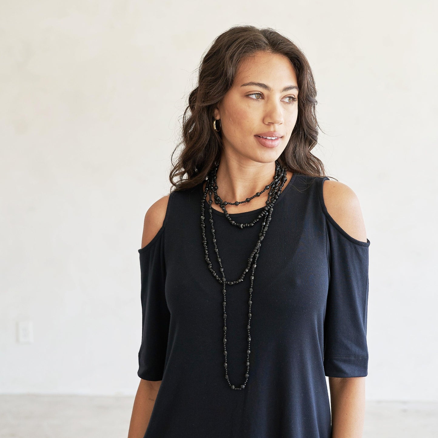 Caspian Cold-Shoulder Tunic/Dress - eavolu