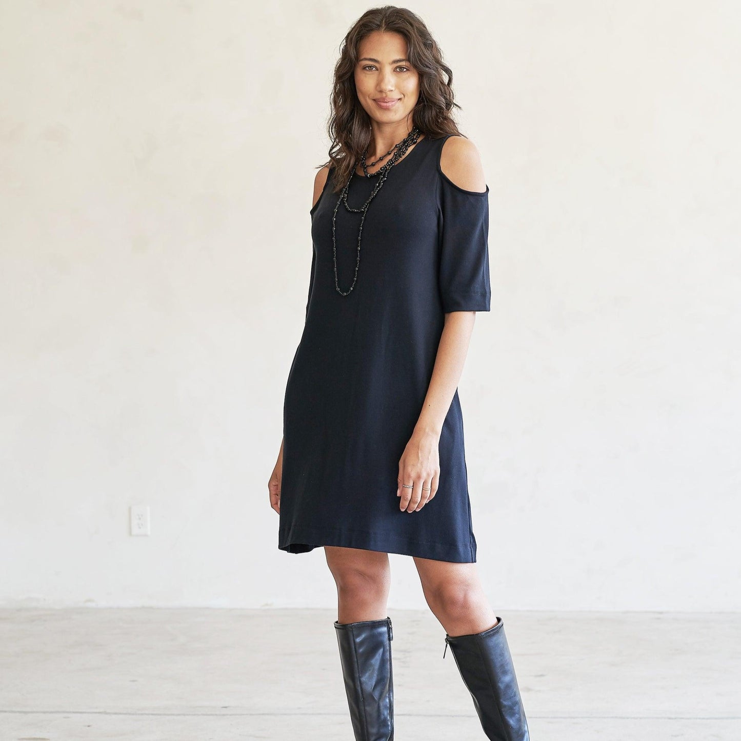 Caspian Cold-Shoulder Tunic/Dress - eavolu