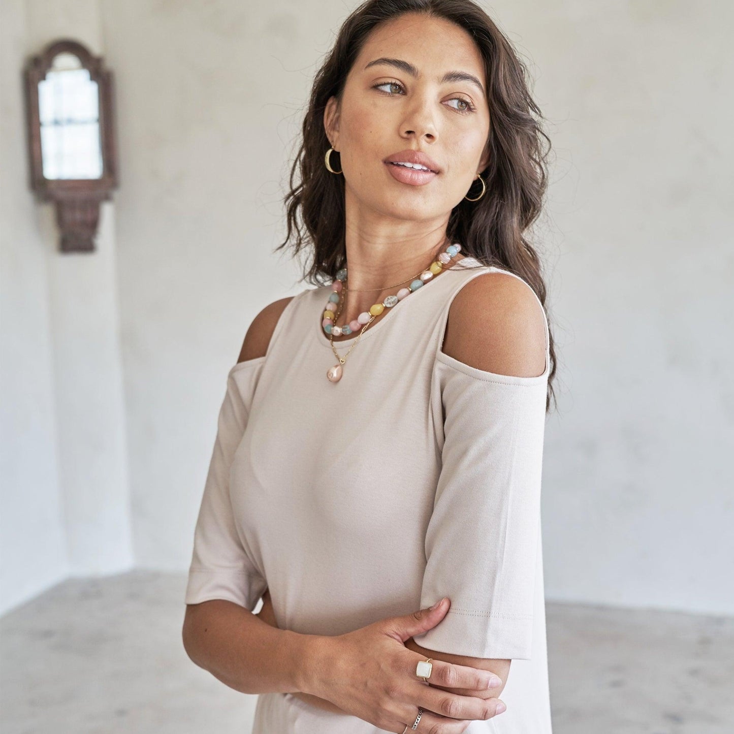 Caspian Cold-Shoulder Tunic/Dress - eavolu