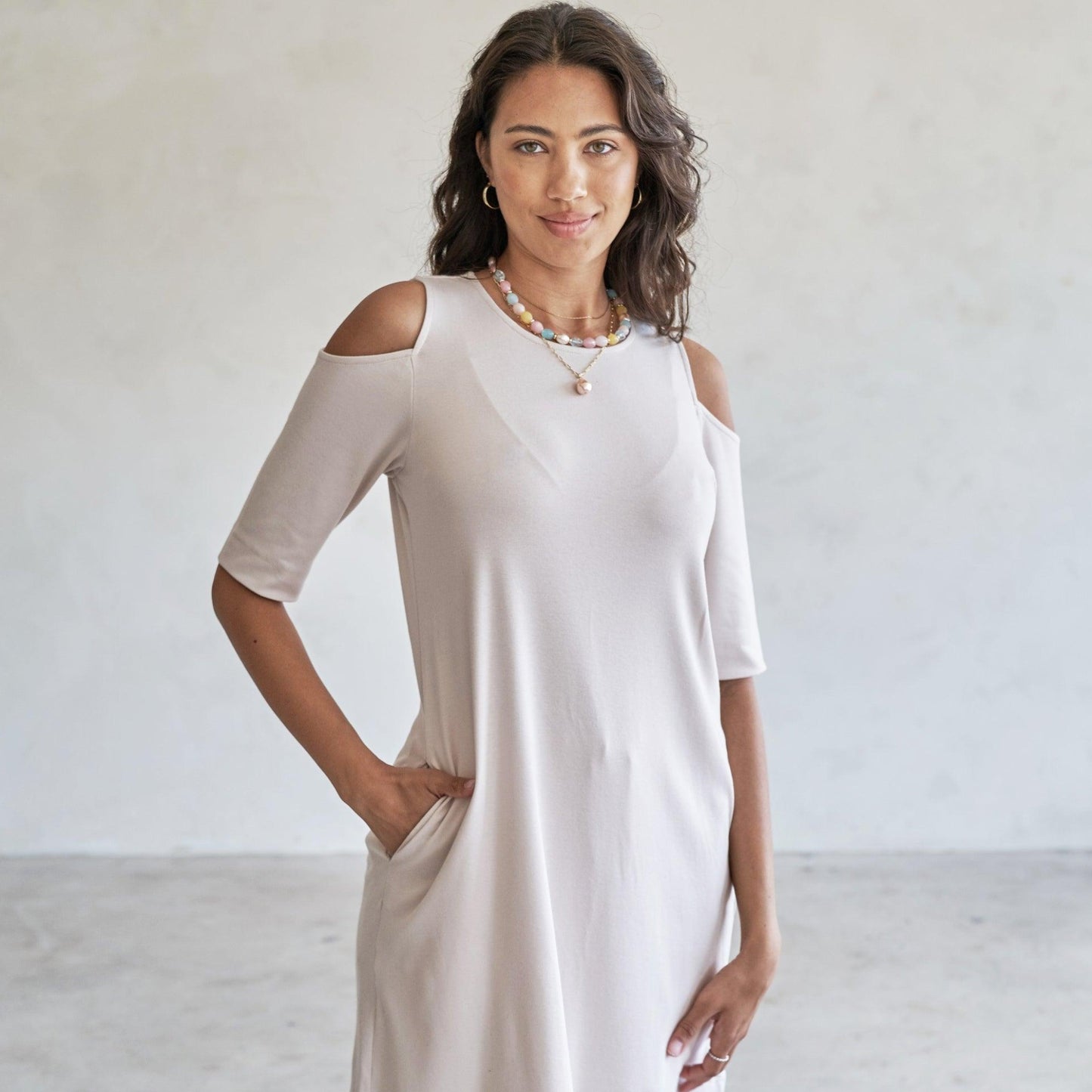 Caspian Cold-Shoulder Tunic/Dress - eavolu