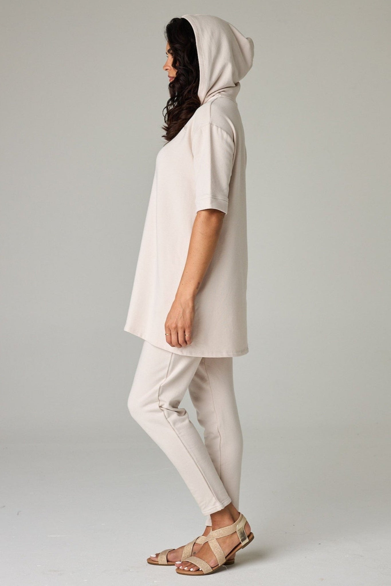 Malawi Hooded Tunic/Dress in Eco-Luxe Fleece | eavolu®