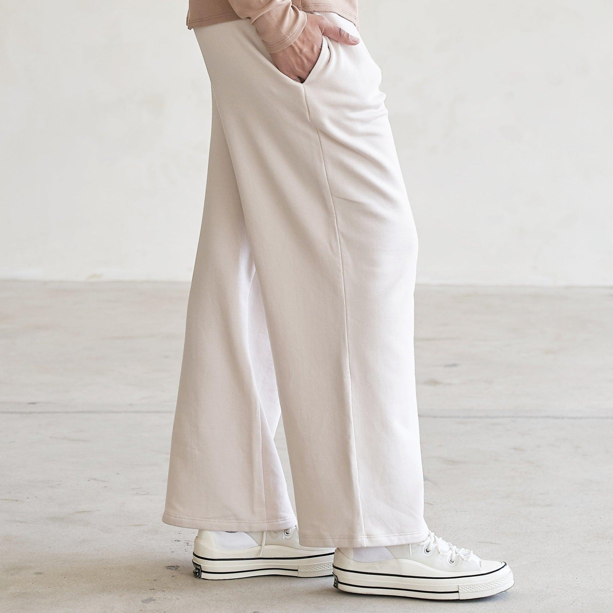 Baikal Wide Leg Pant - eavolu  Bone