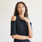 Caspian Cold-Shoulder Tunic/Dress - eavolu