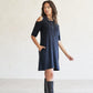 Caspian Cold-Shoulder Tunic/Dress - eavolu