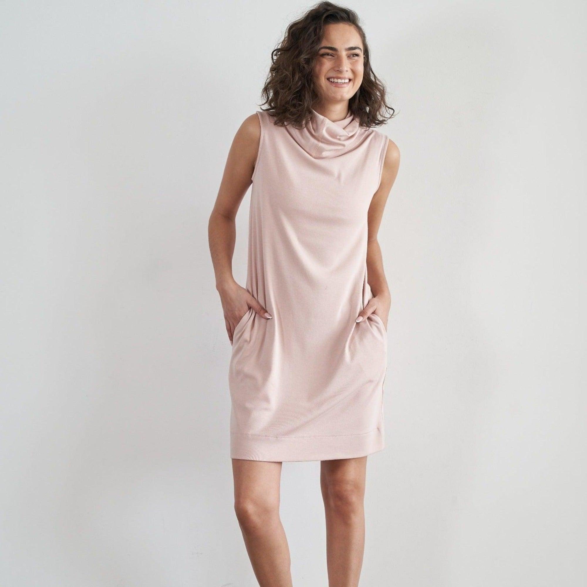 Kakadu Sleeveless Tunic/Dress - eavolu Rose Quartz
