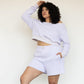 Untamed Off-Shoulder Cropped Sweatshirt - eavolu