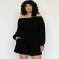 Untamed Off-Shoulder Cropped Sweatshirt - eavolu
