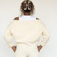 Untamed Off-Shoulder Cropped Sweatshirt - eavolu